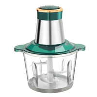 Mesin Fufu elektrik Mini murah kualitas tinggi Blender Chopper Modern, desain Novel harga pabrik prosesor makanan plastik/