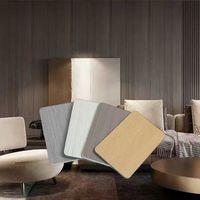 Panel de Pared de Chapa de Madera de Bambú, Revestimiento Interior de PVC Impermeable de 5-8 mm para Decoración del Hogar y Hoteles, Panel de Madera de PVC