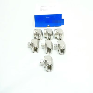 علبة تحتوي على 7 قطع من كوع الأنابيب الفولاذية المقاومة للصدأ SS-400-8-12 مقاس 1/4 بوصة × <span class=keywords><strong>3</strong></span>/4 بوصة NPT - Product Image 1