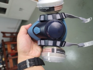 व्यक्तिगत समपो डी सुरक्षा व्यक्तिगत श्वसन 850 पी आधा चेहरा गैस मास्क मीटर आकार श्वसन 5n11 - Product Image 4