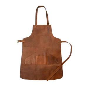 Delantal con un solo bolsillo frontal en el pecho, cintura ajustable, cuello con lazo y correa extraíble de liberación rápida. - Product Image 2
