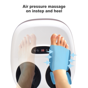 Masajeador de Pies Shiatsu Blanco con Calor, Terapia de Amasamiento Profundo, Máquina de Masaje de Pies con Compresión de Aire - Product Image 5