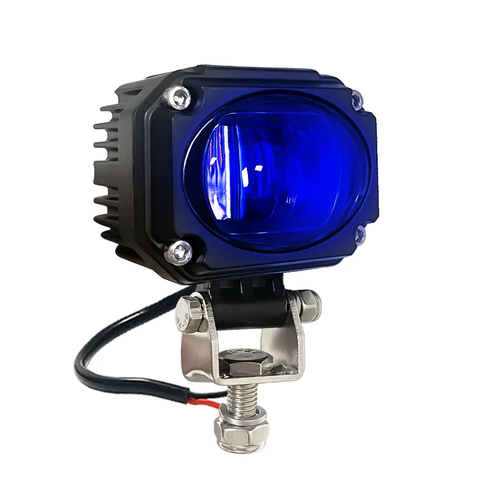 Lampu forklift led hemat biaya Mini lampu peringatan zona merah keselamatan untuk forklift