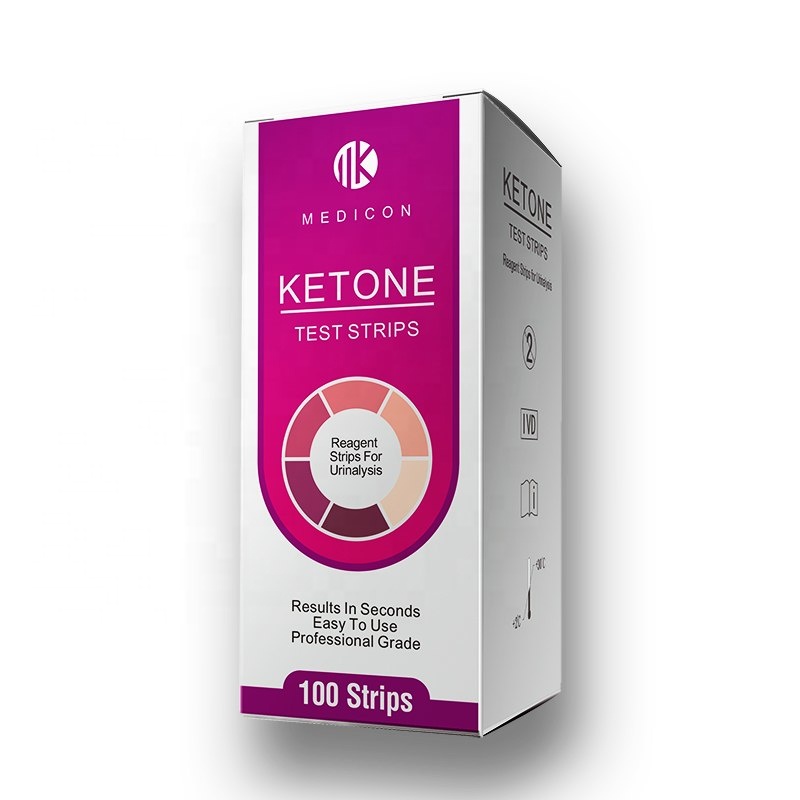 Factory Price Rapid Ketone Test Strips for Urine Clinical Analytical Instruments