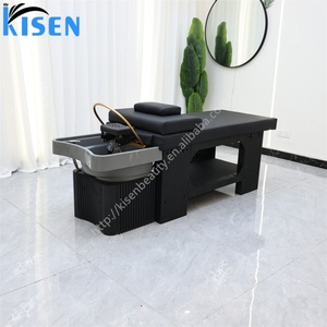Kisen Professional Shampoo <b>Bed</b> for Korean Head Spa Hair Washing Body Massage Salon Chair with Steam and Water Circulation - Product Image 6