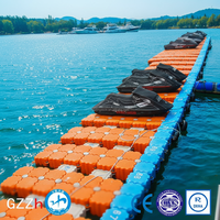 Accessoires de quai flottant modulaire écologiques de haute qualité pour Marina Pontoon Utilisation GZZH Marque Guangdong Marine Supplies