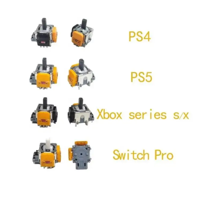 3D Analog Joystick Sensor Module for PS4/PS5 Game Controller Hall Effect Analog for Switch Pro Electromagnetic Handle Rocker