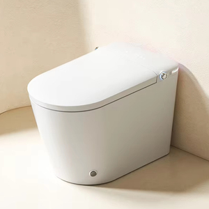 Led màu thông minh một mảnh nhà vệ sinh CHẬU VỆ SINH được xây dựng trong hương thơm bằng giọng nói điều khiển từ xa S-trap thoát nước nhà phòng tắm thiết bị vệ sinh - Product Image 4