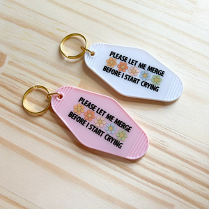 Vendita calda personalizzato colorato stile Hotel stile acrilico portachiavi nuovo motivo '<span class=keywords><strong>lasciami</strong></span> unire I Cry' carino all'ingrosso per Hotel metallo - Product Image 1