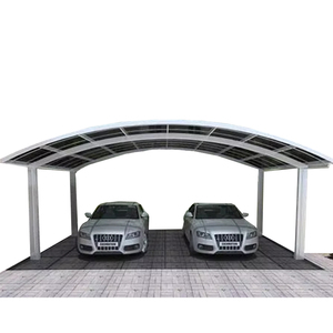 Abri d'auto extérieur étanche Toit arqué Abri auto design moderne Pergola Garages - Product Image 1
