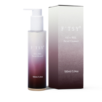 Huile de soins de la peau OEM Tourner au lait Nettoyant pour le visage Nettoyant à base d'huile et démaquillant à l'huile Nettoyant pour le visage