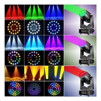 Projecteur mobile LED 295W avec fonction Halo, contrôle DMX512, culot E27 pour mariages, discothèques et spectacles de DJ