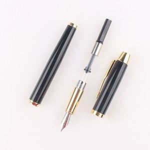 Luxury Collection Hotel Metal Steel Fountain <b>Pen</b> With Custom Logo Laser Engraving Ink for Men Gift Nibs Box Set - Product Image 6