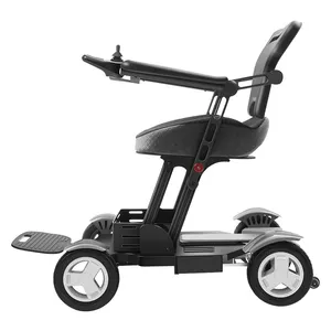 Perfcare Foldable Transformer 4 Wheel Electric Wheel Chair Folding Mobility Scooter Convenient For Elderly Travel