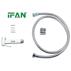 Rociador de bidé IFAN con núcleo de latón y <span class=keywords><strong>manguera</strong></span> flexible de doble bloqueo <span class=keywords><strong>para</strong></span> un uso duradero - Product Image 5