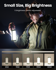 <span class=keywords><strong>Lampe</strong></span> de camping portable étanche IP68 <span class=keywords><strong>à</strong></span> 106 LED, rechargeable par USB 5000 mAh, avec fonction SOS, idéale pour la randonnée et les situations d'urgence (vente en gros) - Product Image 3