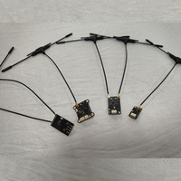 Receptor FPV DAKEFPV DAKE 2.4G NANO RX con Antena de 3Db para Conector, Potencia de Transmisión de 100mw, 4 Engranajes Ajustables, Chip RF LR1121