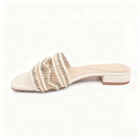 Chaussures plates à bout ouvert et talon carré, style montantes, avec bride ornée de strass, rehaussantes, pour l'été et l'automne