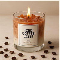 AIKUN Handgegossenes Mehrschichtiges Kaffee-Duft Gelkerzen-Set Schlafzimmer-Entspannung & Kaffee-Duft Liebhaber Kerzen-Geschenkset