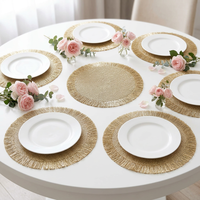 TUOTU Classique, isolé en PVC, réutilisable, résistant à l'huile, durable, antidérapant, écologique, séchage rapide, résistant à la chaleur, souple, diamètre 38 cm