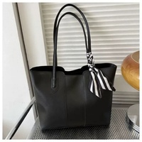 Tas Selempang Wanita TC Fashion Mewah Bahan Kulit PU Lembut 1-1.9L Dua Tali Bordir Tahan Air dengan Tali Rantai 2025