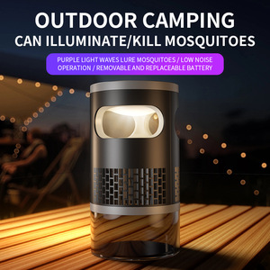 Nouvelle <span class=keywords><strong>lampe</strong></span> <span class=keywords><strong>anti</strong></span>-moustiques électrique portable à piles avec fonction veilleuse pour le camping en extérieur saison automne - Product Image 5