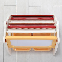 Multifonctionnel enfants planche à dessin bébé en plastique armoire de rangement pliable étagère