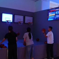 Mini-basket-ball de divertissement, sport pour enfants et adultes, arène, jeu interactif, jeux de paniers