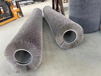 Bon prix nettoyage extérieur industriel personnalisé ressort en spirale rouleau brosse