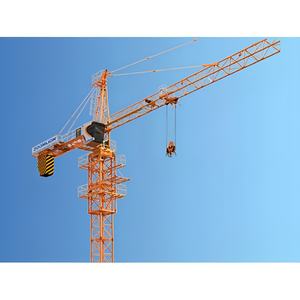 Grue à tour professionnelle 12t de capacité de levage, hauteur maximale 180m, avec moteur et boîte de vitesses, équipement de construction - Product Image 2