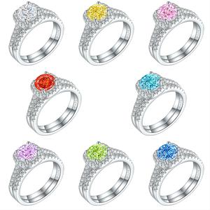 Bague Cœur en Argent Sterling 925 avec Zirconium pour Femme – Vente Flash – Bague <span class=keywords><strong>de</strong></span> Mariage et <span class=keywords><strong>de</strong></span> Fiançailles - Product Image 4