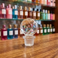 Bouchon de bouteille en cristal gaufré de 135g, lourd, de remplacement pour bouteilles en verre de spiritueux, logo personnalisé disponible