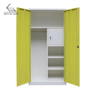 Armadio in Acciaio KEMEI 2021 con Specchio, Alta Qualità, 2 Ante, Armadio Metallico per Archiviazione, Guardaroba in Acciaio - Product Image 3