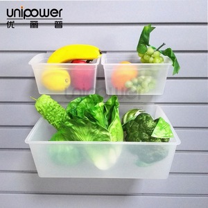 Unipower <b>Rectangular</b> Plastic <b>Storage</b> <b>Basket</b> 23.62x12.6 Inch Lightweight Kitchen Organizer for Fridge - Product Image 3