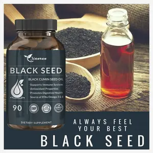 OEM Black Seed Oil Gel Capsules Nigella Sativa Immune Supplement Soft Gels Capsules