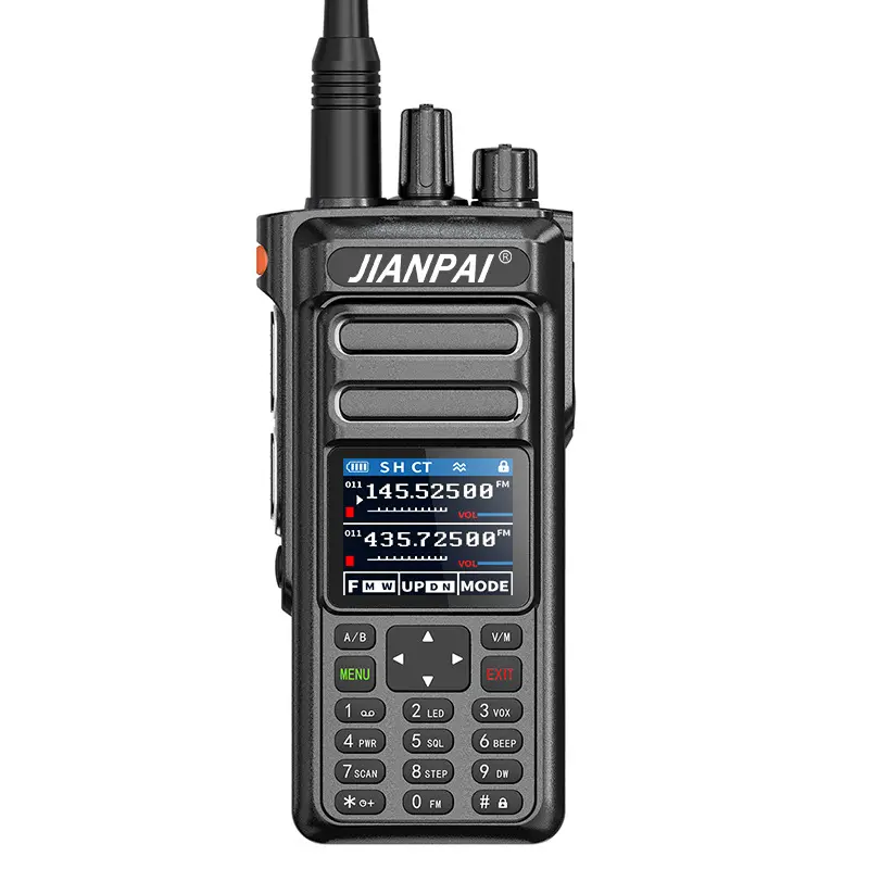 Jianpai DP4601e walkie-talkie wireless full-band frequenza one-click AM aviazione C ricarica trasmettitore doppio PTT all'aperto