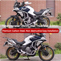 Kit de protection moteur en acier au carbone, barres anti-chute, pare-chocs pour moto CFMOTO 700MT, protection complète du moteur contre les chutes