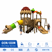 Superbe toboggan d'extérieur en plastique durable pour enfants, idéal pour 5 à 10 passagers, pour parcs sportifs et d'aventure, garantie de 3 ans
