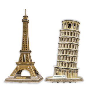 Vendita diretta in fabbrica meraviglie del mondo fai da te giocattolo Puzzle 3D carta personalizzata modello 3D giocattolo educativo per bambini - Product Image 4