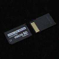 Convertidor de tarjetas de memoria Micro SD TF a Ms Pro Duo para adaptador de memoria PSP