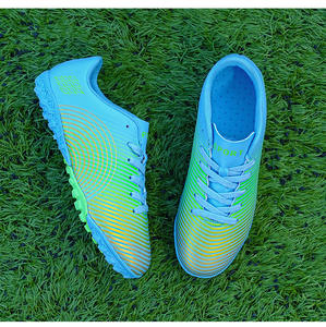 Venta al por mayor de fábrica de zapatillas de fútbol de talla grande para adultos y niños, zapatillas de fútbol TF con tacos para competición y entrenamiento de estudiantes. - Product Image 3