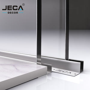 Perfil de vidrio para ducha, accesorio de pared de vidrio para decoración, embellecedor de azulejos, Canal en U, 304/316 - Product Image 5