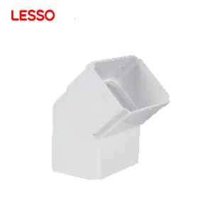 LESSO PVC-U Square Rainwater pipe Fittings quadrado water-out cotovelo