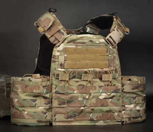 カスタムヘビーコーデュラタクティカルベスト高品質防水CPC外付けフレームプレートキャリア（CSプレイ＆フィールドトレーニング用） - Product Image 6