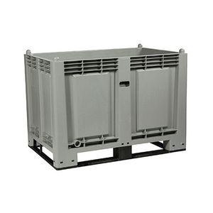 Carvel 1200x800x850mm caja palé de polipropileno con 4 travesaños, 600lt - Product Image 1