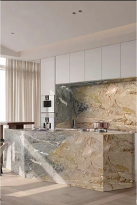 Losas de Piedra Natural Ecológicas con Textura de Mármol Brescia para Encimeras de Cocina, Revestimientos de Pared, Comedores de Villas y Renovación de Interiores - Product Image 4