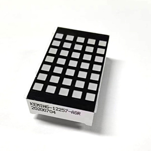 超红3x 3mm 5x7点阵发光二极管显示Houkem-12257-A/BSR CC CA - Product Image 1