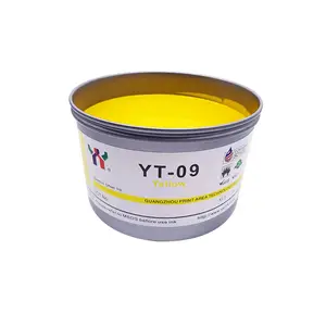 Folha De Alta Qualidade Fed Fast Dry YT-09 Fabricantes Tinta De Impressão Offset Amarelo