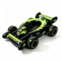 Grande Voiture de Course Gonflable Portable pour Enfants, Utilisable à l'Intérieur et sur l'Eau, Designs Personnalisés Disponibles et Échantillons Fournis