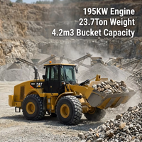 Chargeuse sur pneus CAT 966h d'occasion, chargeuse sur pneus avant 966H, chargeuse sur pneus Caterpillar de 6 tonnes avec moteur Cat